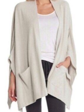 💕BAREFOOT DREAMS💕 Cozychic Ultra Lite Kimono Wrap ~ Beach Rock One Size